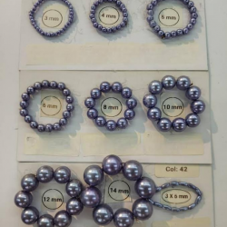 Sun Light Pearl Bead Amethyst - #42