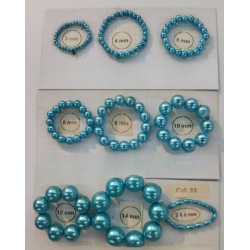 Sun Light Pearl Bead Cloud Blue - #33
