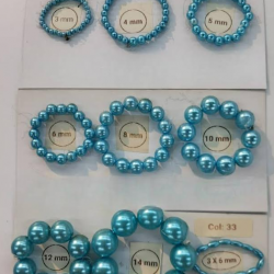 Sun Light Pearl Bead Cloud Blue - #33