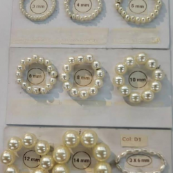 Sun Light Pearl Bead Deep Beige - #D1