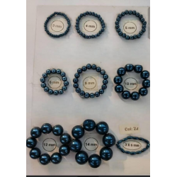 Sun Light Pearl Bead Dark Turquoise - #22