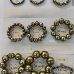Sun Light Pearl Bead Deep Brown - #36
