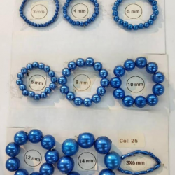 Sun Light Pearl Bead Egyptian Blue - #25