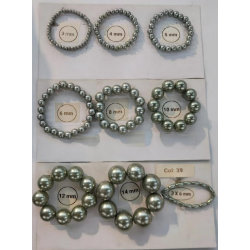 Sun Light Pearl Bead Grey - #39