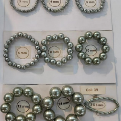 Sun Light Pearl Bead Grey - #39
