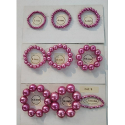 Sun Light Pearl Bead Hot Pink - #9