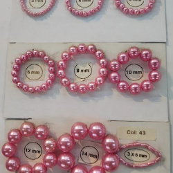 Sun Light Pearl Bead Magenta - #43