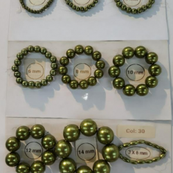 Sun Light Pearl Bead Olive - #30