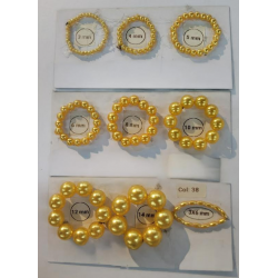 Sun Light Pearl Bead Orange - #38