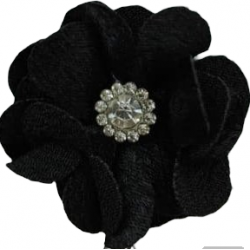 Bunga Kain Senorita 1033 - Hitam