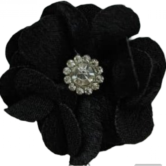 Bunga Kain Senorita 1033 - Hitam