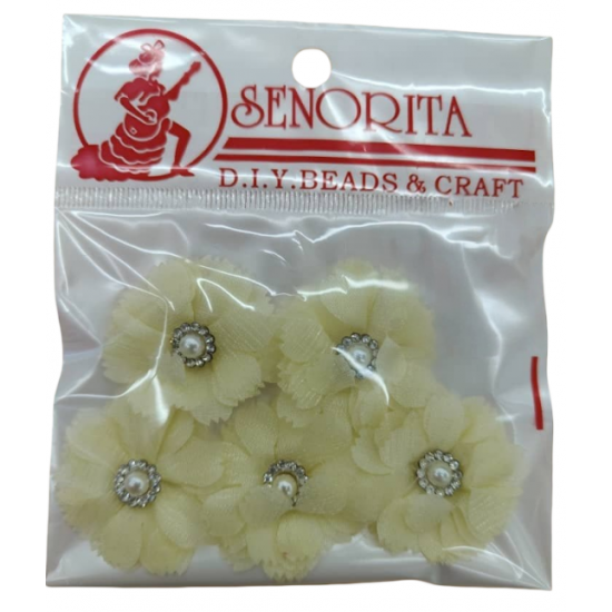 Bunga Kain Senorita 1034 - Krim