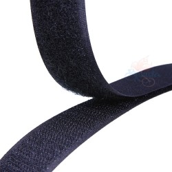 Velcro Black 2.5CM - 1 Meter
