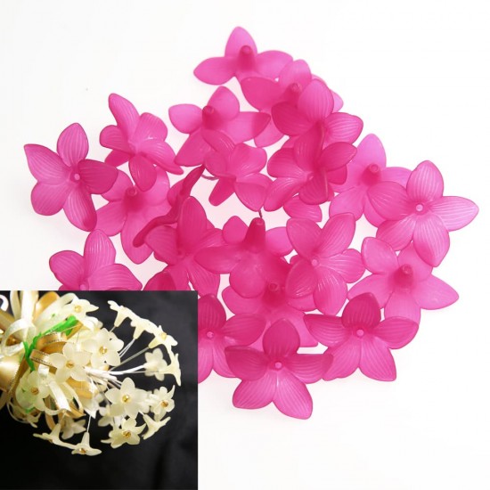  Acrylic Flower Bead 3cm - Light Magenta (20gram/pack) #2752