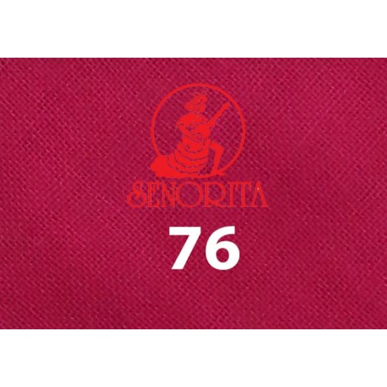Tudung Bawal Kosong Senorita 55" Merah Jambu Crimson - #76