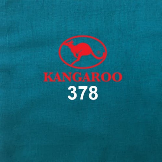 Tudung Bawal Kangaroo Label Emas - Bright Teal 378