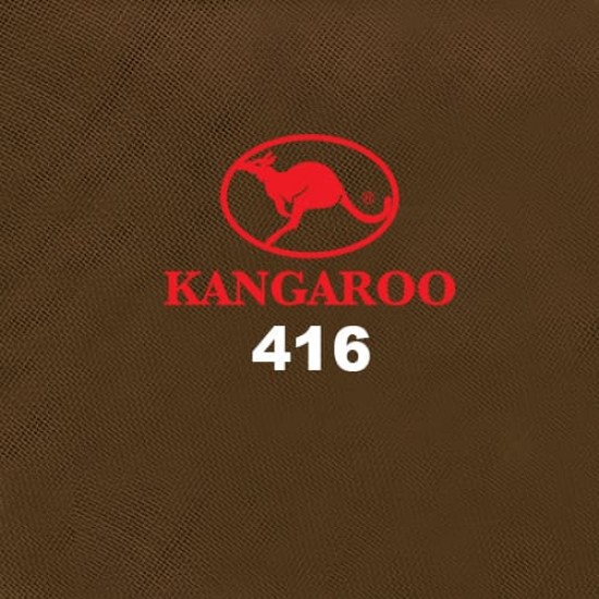 Tudung Bawal Kangaroo Label Emas - Brown Army 416