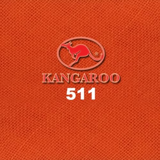 Tudung Bawal Kangaroo Label Emas - Bright Orange 511
