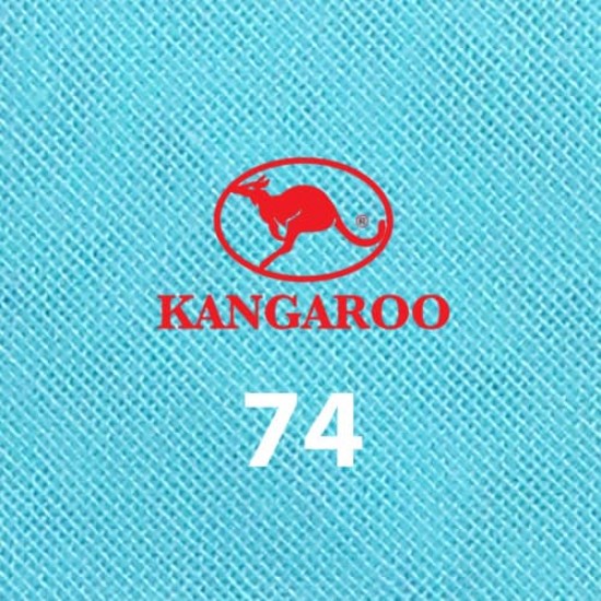 Tudung Bawal Kangaroo Label Emas - Azure Blue 74