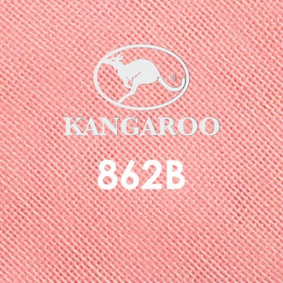 Tudung Bawal Kosong Kangaroo Premium Voile 45" Peach Putih #862B