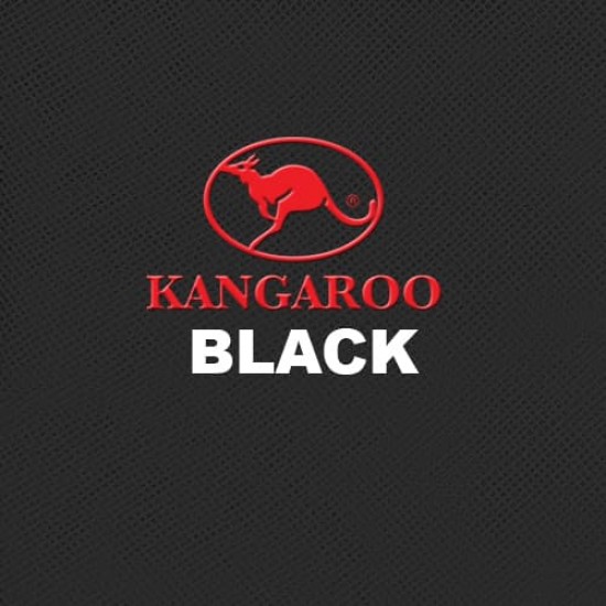 Tudung Bawal Kangaroo Label Emas -Black BLK