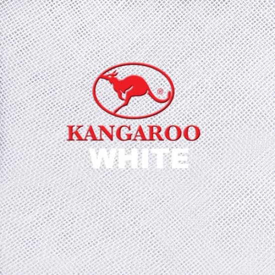 Tudung Bawal Kangaroo Label Emas -Putih