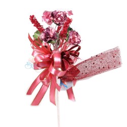 #2074 Wedding Flower Bunga Telur Rose Pink - 10pcs/box