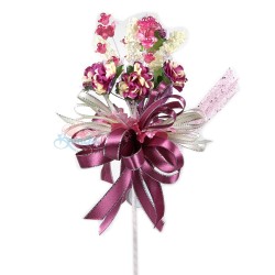 #2074 Wedding Flower Bunga Telur Magenta - 10pcs/box