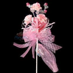 #2076 Wedding Flower Bunga Telur Light Pink - 20pcs/box