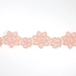 Small Chemical Prada Lace Light Peach - 1 Meter 1034 