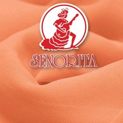 Georgette Solid Chiffon Fabric 60 inch Wide - Dark Melon Orange 039