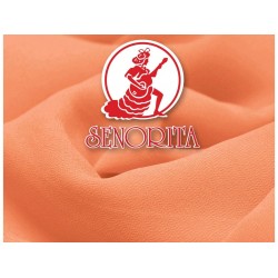 Kain Sifon Pepejal Georgette Lebar 60 inci - Dark Melon Orange 039
