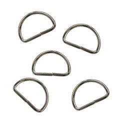 Metal D-Ring Craft 2CM - 6pcs
