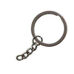 Key Ring With Chain 3CM - 5pcs