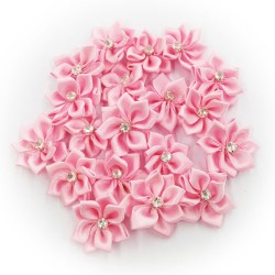 Satin Flower Diamond Light Pink #513 - 20pcs