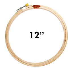  Wooden Embroidery Hoop Frame - 1pcs 12 inch