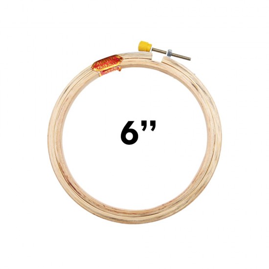 Wooden Embroidery Hoop Frame - 1pcs 6 inch 