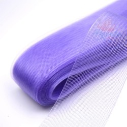  Horsehair Braid Nylon Net Purple - 1meter 12cm