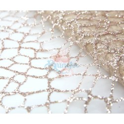 Kain Renda Glitter Rose Gold #RG - 1 Meter GL32 