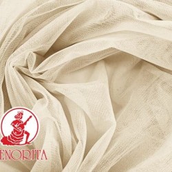 Soft Tulle Netting Fabric|215A Wide 60"  A502 Ivory