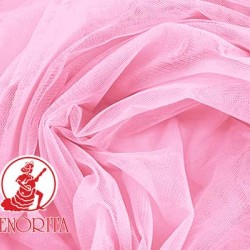 Soft Tulle Netting Fabric |215A Wide 60"  A512 Baby Pink
