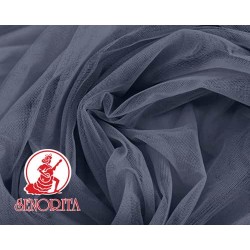 Kain Jaring Lembut |215A Lebar 60" A578 Kelabu Keluli