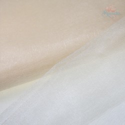 Organza Fabric Ivory 60" Wide - 1 Meter