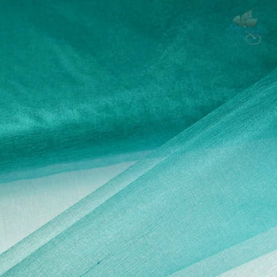 Organza Fabric Turquoise 60" Wide - 1 Meter
