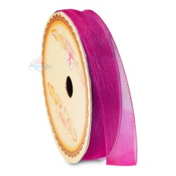 #17 Senorita Organza Ribbon - Crimson Pink (9mm, 15mm, 24mm)