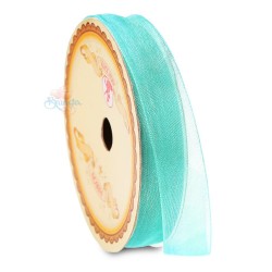 #548 Senorita Organza Ribbon - Turquoise (9mm, 15mm, 24mm)