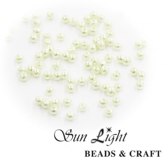  Sun Light Pearl Bead Beige - #1 10mm
