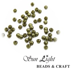  Sun Light Pearl Bead Olive - #30 10mm