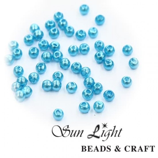 10mm Sun Light Pearl Bead Cloud Blue - #33