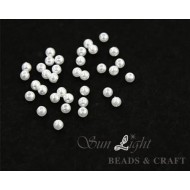 Sun Light Pearl Bead White - #WHT 3mm 